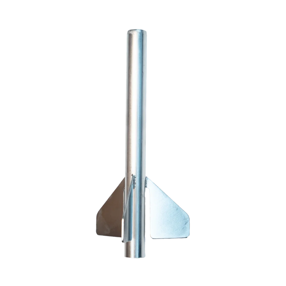 Roerwerk, grote bovenbak, rvs