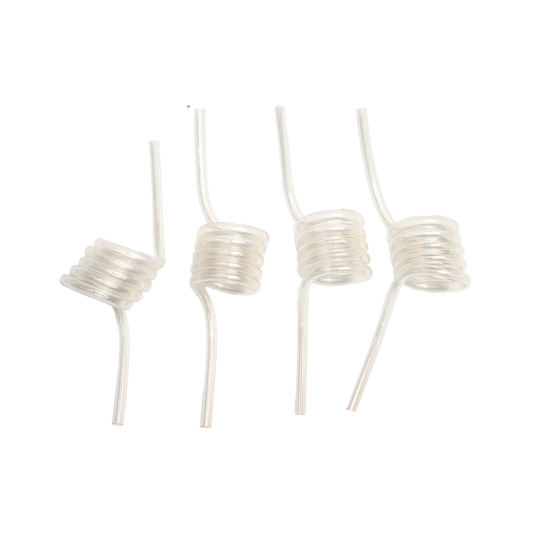 Aanzuigslangset, Ø6 mm, spiraal, set van 4