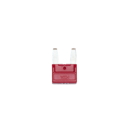 Zekering, 10A, mini steek, rood